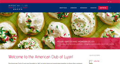 Desktop Screenshot of americanclublyon.org